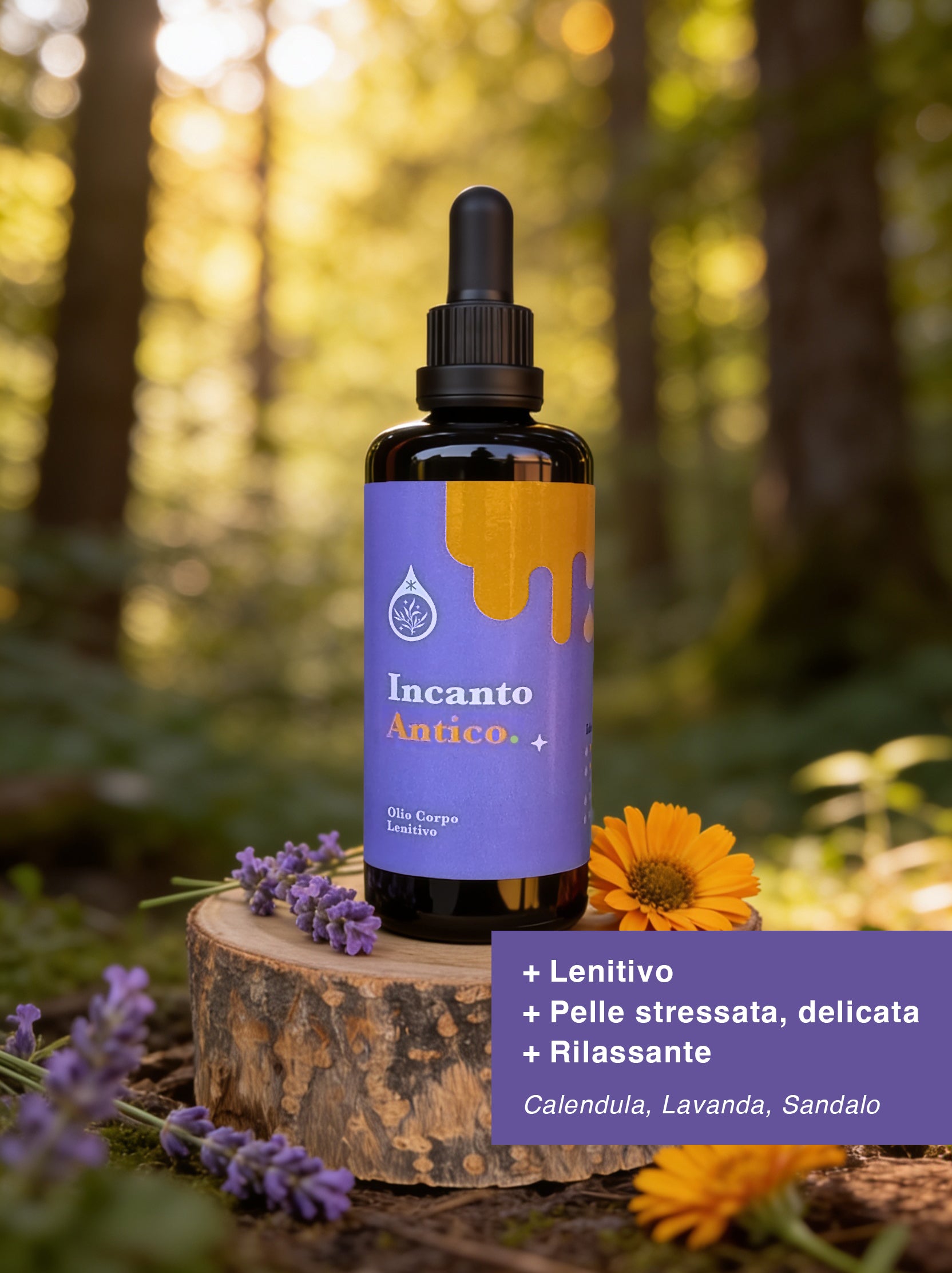 Olio Corpo Lenitivo "Incanto Antico"