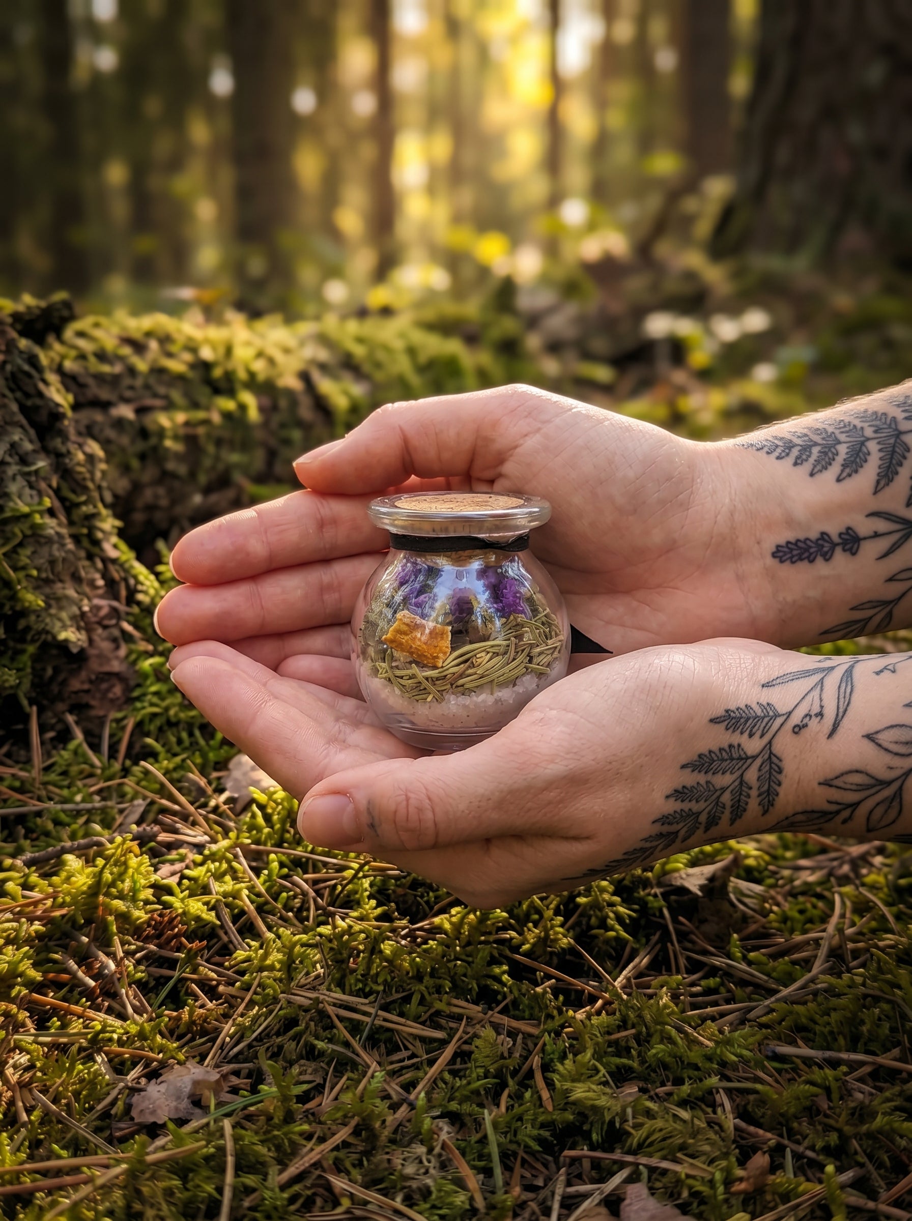 Spell Jar - Ampolla Rituale Energizzata - Protezione e Purificazione