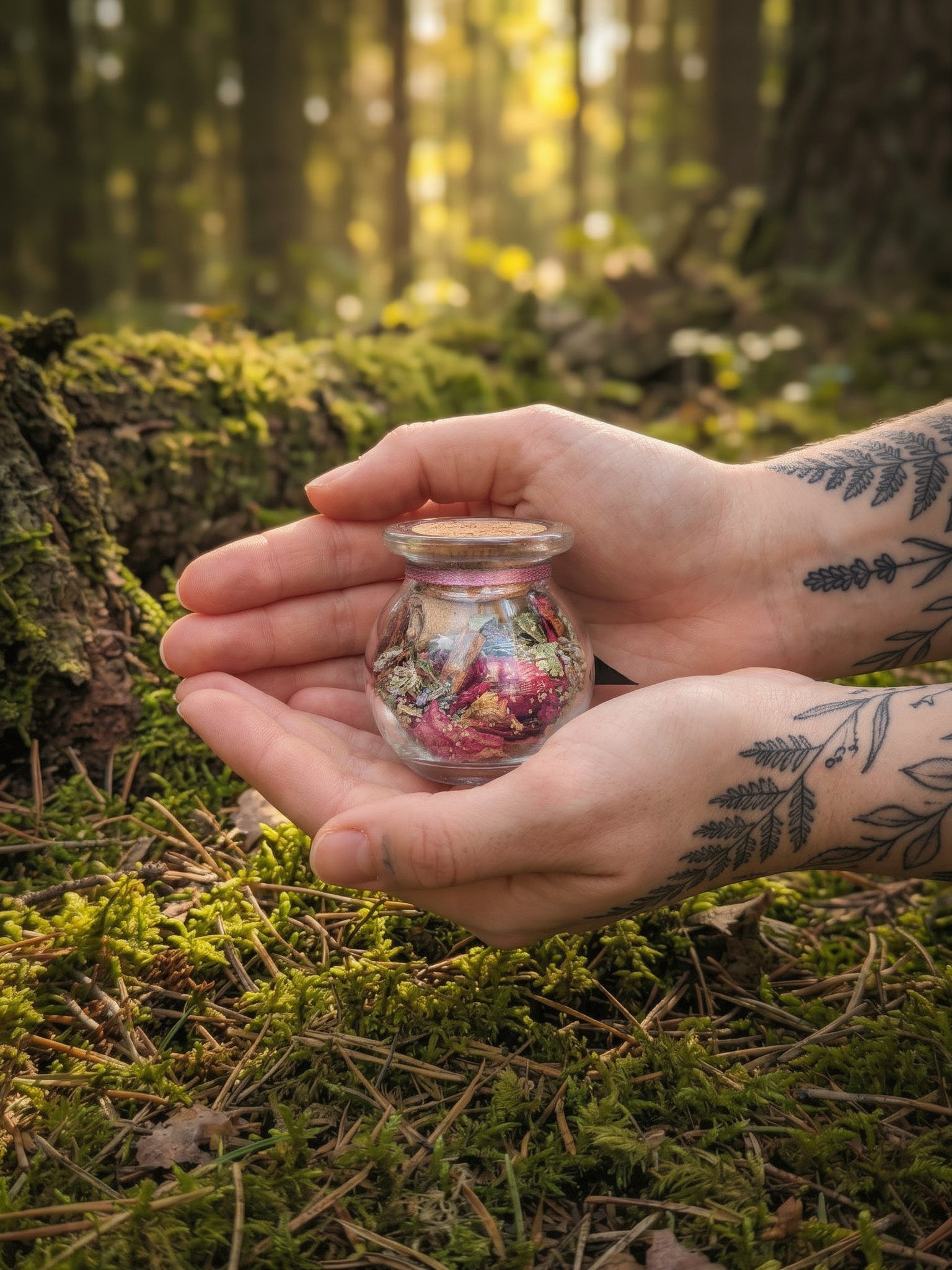 Spell Jar - Ampolla Rituale Energizzata - Affetti e Cuore Aperto